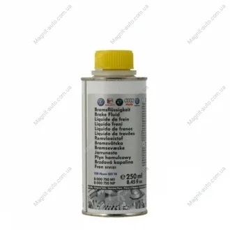 Гальмівна рідина, Brake Fluid DOT4 250ml VAG B000750M1
