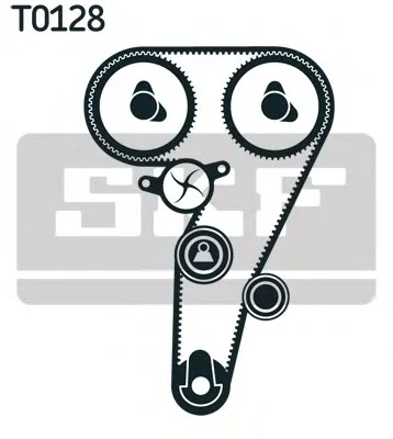 Комплект ремня ГРМ SKF VKMA02177 (фото 1)