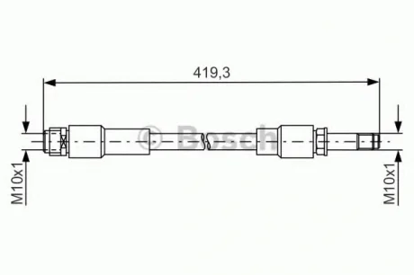Тормозной шланг BOSCH 1987481674