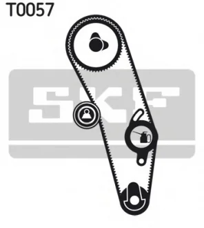 Комплект ремня ГРМ SKF VKMA01020