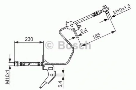 Тормозной шланг BOSCH 1987476199