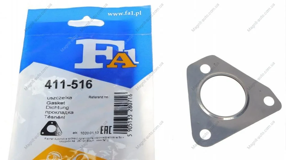 Прокладка двигателя металлическая Fischer Automotive One (FA1) 411516 (фото 1)