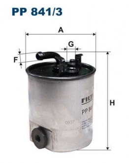 Топливный фильтр FILTRON PP8413 (фото 1)
