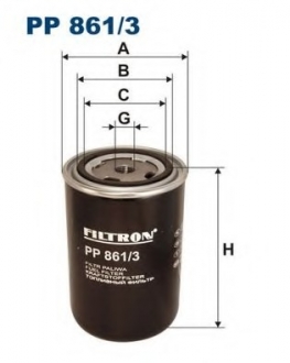 Топливный фильтр FILTRON PP8613