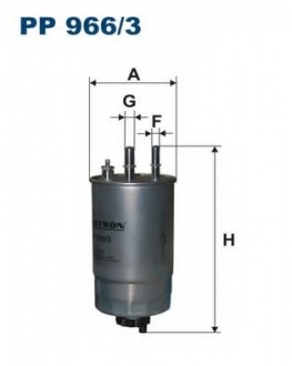 Топливный фильтр FILTRON PP9663 (фото 1)