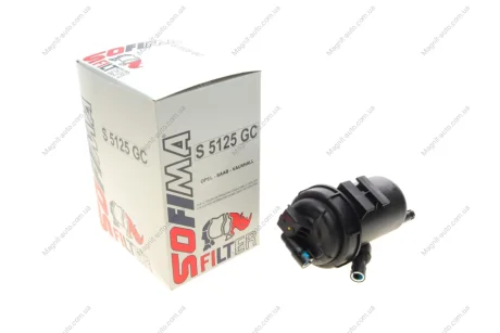 Топливный фильтр OPEL ASTRA H, ASTRA H GTC, SIGNUM, VECTRA C, VECTRA C GTS SAAB 9-3 1.3D/1.9D 04.04-02.15 SOFIMA S5125GC