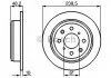 Гальмівний диск BOSCH 0986478350 (фото 1)