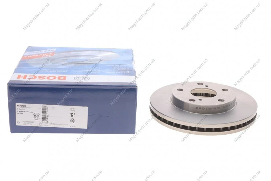 Тормозной диск BOSCH 0986478726 (фото 1)