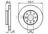 Тормозной диск BOSCH 0986478878 (фото 1)