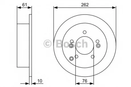 Тормозной диск BOSCH 0986479C03