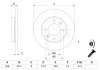 Диск тормозной задний лев/прав CITROEN BERLINGO, C2, C2 ENTERPRISE, C3 I, C3 PLURIEL, C4, C4 I, XSARA PICASSO PEUGEOT 1007, 307, PARTNER, PARTNER ORIGIN 1.1-Electric 06.96- BOSCH 0986479B40 (фото 5)
