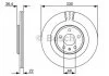 Тормозной диск BOSCH 0986479C86 (фото 1)