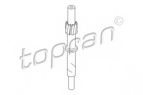 Тросик спидометра TOPRAN TOPRAN / HANS PRIES 107401