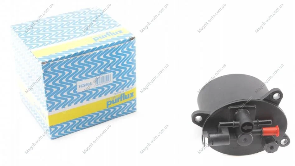 Топливный фильтр CITROEN C-CROSSER, C5 II, C5 III, C6, C8 FIAT ULYSSE FORD GALAXY II, GALAXY MK II, MONDEO IV, S-MAX JAGUAR XF I, XF SPORTBRAKE LAND ROVER DISCOVERY SPORT 2.0D/2.2D 03.06- Purflux FCS604 (фото 1)
