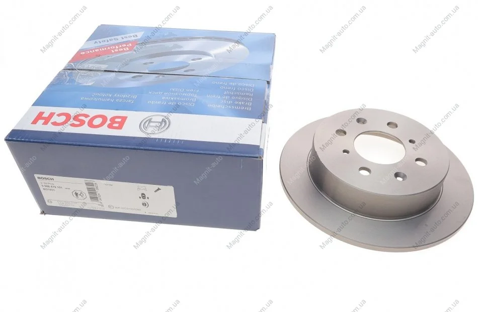 Диск тормозной задний невентилированный BOSCH 0986479101 (фото 1)