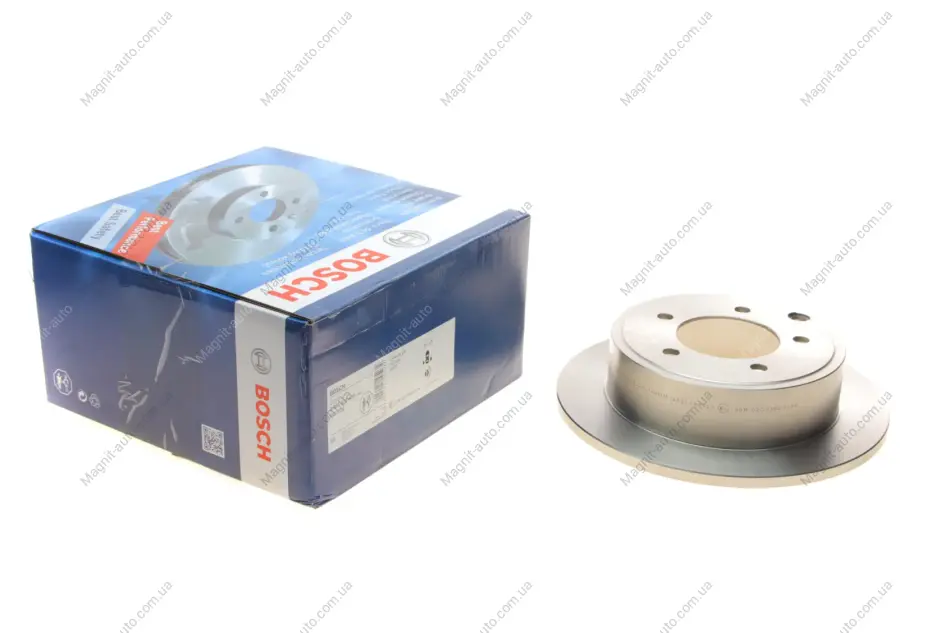 Диск гальмівний задн лів/прав CHRYSLER 200, SEBRING DODGE AVENGER, CALIBER JEEP COMPASS, PATRIOT 1.8-3.6ALK 04.01- BOSCH 0986479A39 (фото 1)