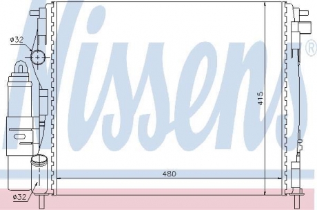 Модуль охлаждения NISSENS 63773