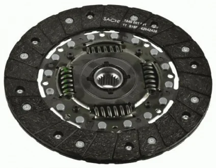 Диск сцепления (228мм) полный профиль FORD GALAXY I SEAT ALHAMBRA VW SHARAN 1.9D/2.0/2.3 03.95-03.10 SACHS 1878000193