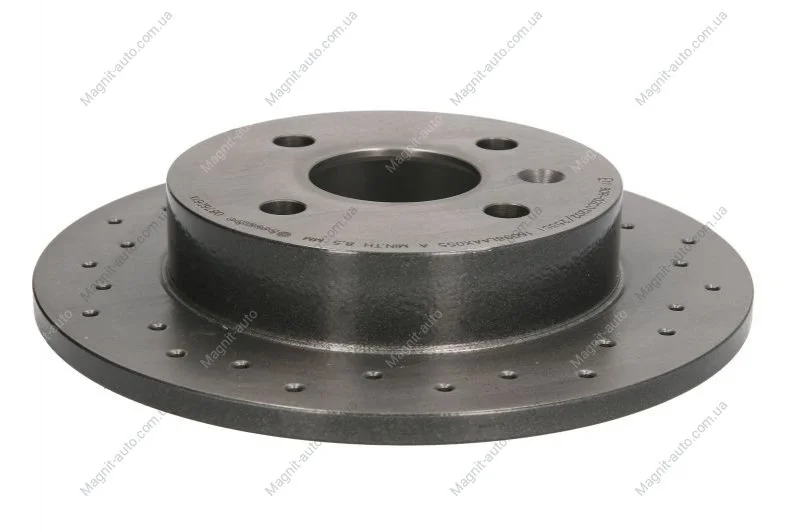 Гальмівний диск зад. Astra 94-/Meriva A 03- (240x10) BREMBO 0876261X (фото 1)
