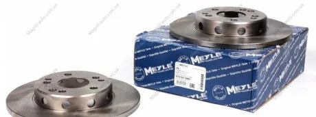 Диск гальмівний, передній, 284mm E (W124) 85-96 MEYLE 0155212007