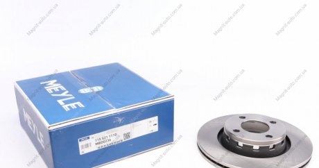 Тормозной диск MEYLE 1155211110 (фото 1)
