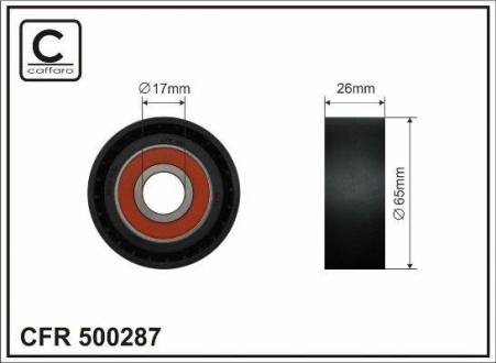 ROLKA PROWADZҐCA CAFFARO 500287