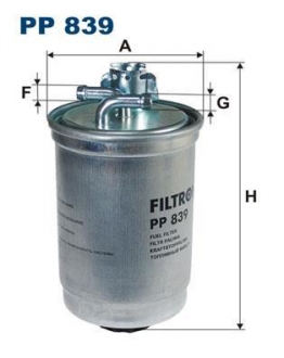 Топливный фильтр FILTRON PP839 (фото 1)