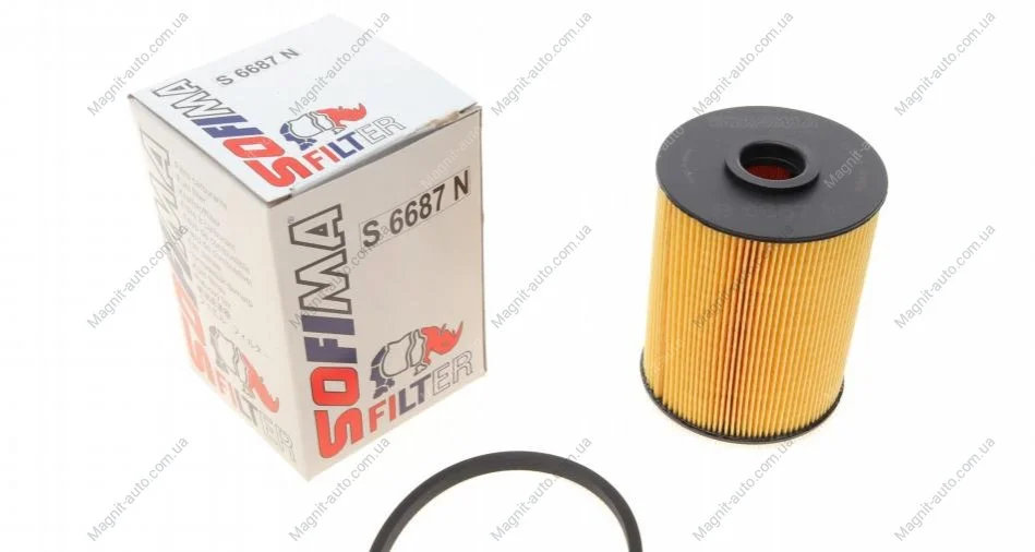 Фільтр паливний Sofima CITROEN/MITSUBISHI/SUZUKI/VOLVO XM/Carisma/Grand Vitara/S40 "1,9-3,0 D "93>> SOFIMA S6687N (фото 1)
