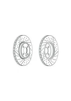 Диск тормозной FERODO DDF2126C (фото 1)