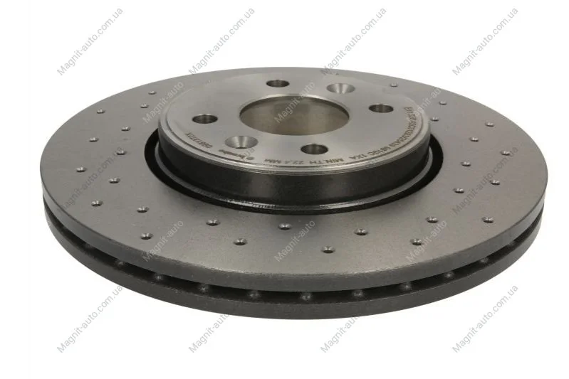Тормозной диск перед. Dokker/Lodgy/Captur 12-/Megane/Kangoo/Scenic 01- (280x24) BREMBO 0981372X (фото 1)