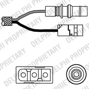 Лямбда-зонд DELPHI Delphi ES1027612B1