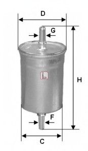 Топливный фильтр SOFIMA S1710B (фото 1)