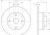 Диск тормозной задний лев/прав SEAT CORDOBA, CORDOBA VARIO, IBIZA II, LEON, TOLEDO I VW CORRADO, GOLF II, GOLF III, GOLF IV, JETTA II, PASSAT B2, PASSAT B3/B4, POLO III 1.0-2.2 08.83-06.06 TEXTAR 92041803 (фото 1)