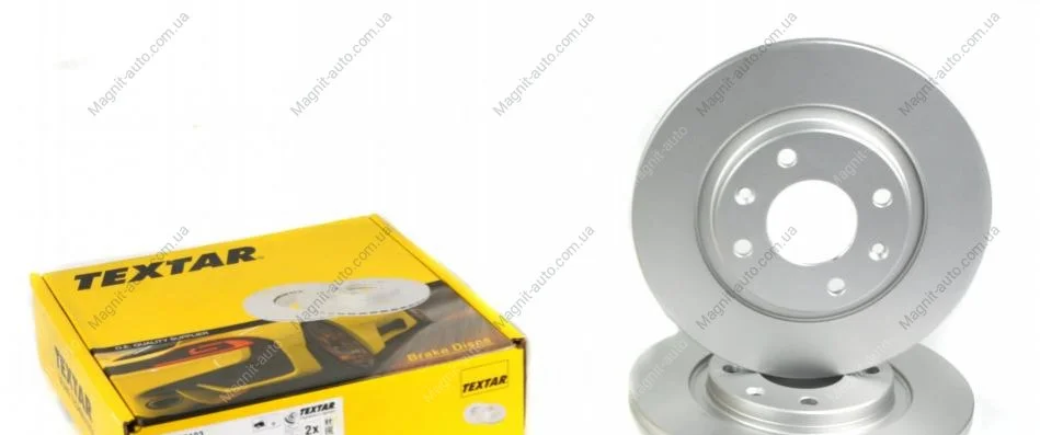 Диск гальмівний CITROEN Berlingo/Partner "F D=266mm "96>> TEXTAR 92089103 (фото 1)