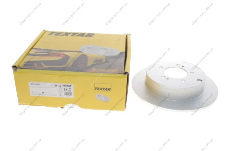 Диск тормозной MITSUBISHI/PEUGEOT Lancer EVO/Outlander II/4007 "R D=302mm "05>> TEXTAR 92167003