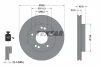 Диск тормозной передний лев/прав DODGE AVENGER, STRATUS MITSUBISHI ECLIPSE, ECLIPSE I, ECLIPSE II, ECLIPSE III, GALANT VIII 2.0-3.0 04.91-12.07 TEXTAR 92063000 (фото 1)