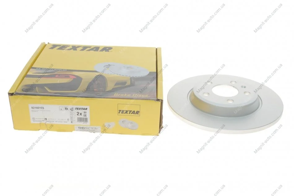 Диск тормозной AUDI A4/A5/A7/Q5 "R D=300mm "07>> TEXTAR 92160103 (фото 1)