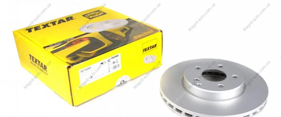 Диск тормозной MERCEDES E(W211) "F D=295mm "02-12 TEXTAR 92115205 (фото 1)