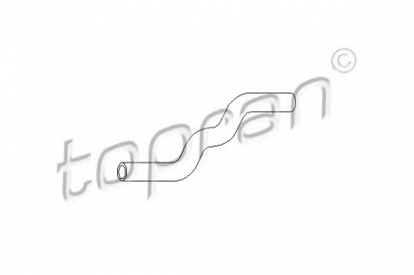 Шланг радиатора TOPRAN TOPRAN / HANS PRIES 102873
