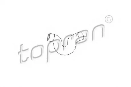 Шланг радиатора TOPRAN TOPRAN / HANS PRIES 205711