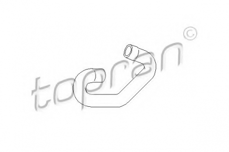 Шланг радиатора TOPRAN TOPRAN / HANS PRIES 206700