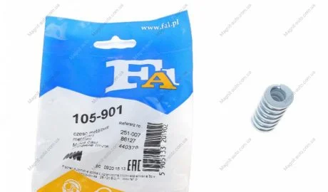Пружина, глушник FA1 Fischer Automotive One (FA1) 105901
