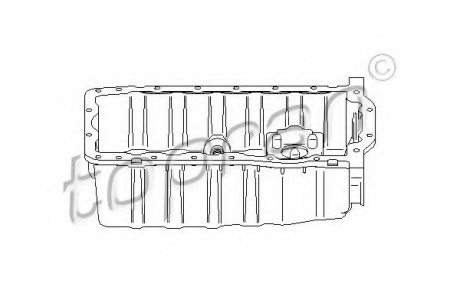 Масляный поддон TOPRAN TOPRAN / HANS PRIES 109616