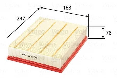 Фільтр повітряний Valeo 585018