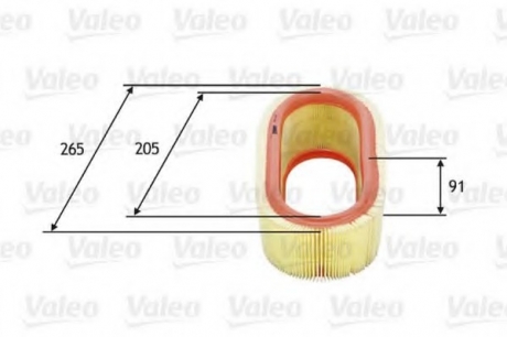 Воздушный фильтр Valeo 585647