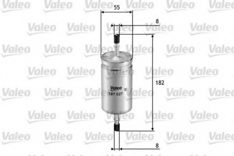 Топливный фильтр Valeo 587027 (фото 1)