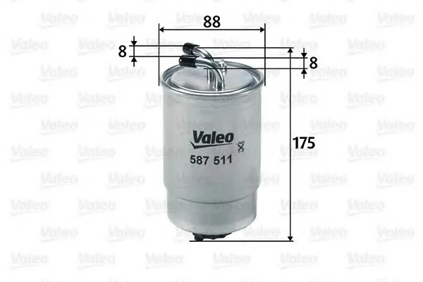 Топливный фильтр VALEO Valeo 587511 (фото 1)