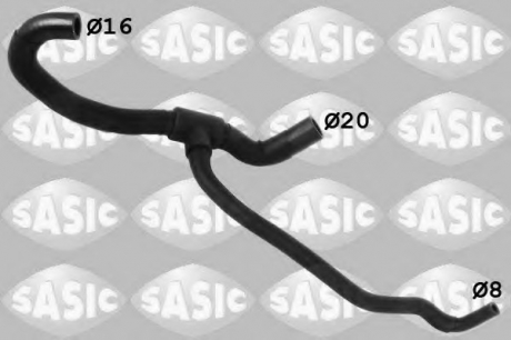 Шланг радиатора SASIC 3406263