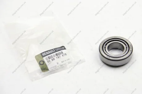 Подшипник КПП 25x52x18,25 PF1;PF6 первичного вала задний Renault RENAULT 8200197478