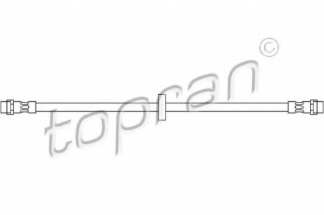 Тормозной шланг TOPRAN TOPRAN / HANS PRIES 103839